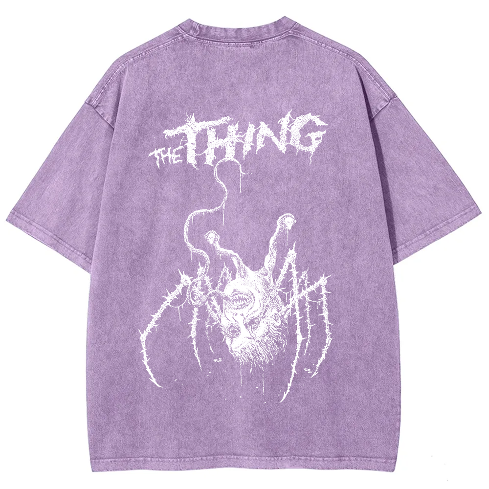 Unisex Horror The thing Print T-Shirt