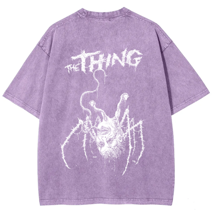 Unisex Horror The thing Print T-Shirt