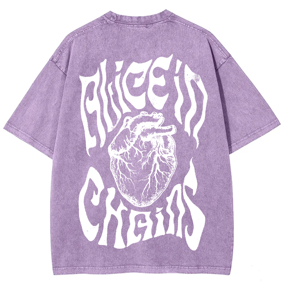 Unisex Vintage Washed Alice in Chains T-Shirt