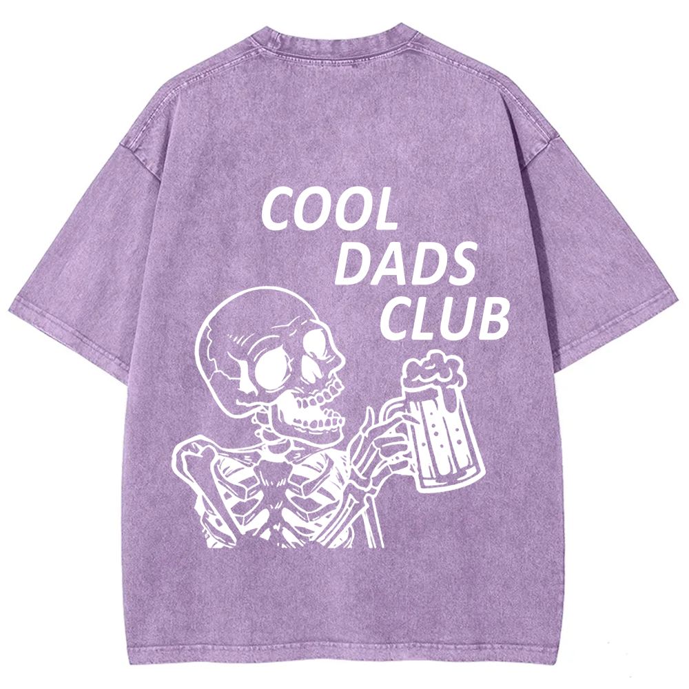 Cool Dads Club Unisex Fit Washed T-Shirt