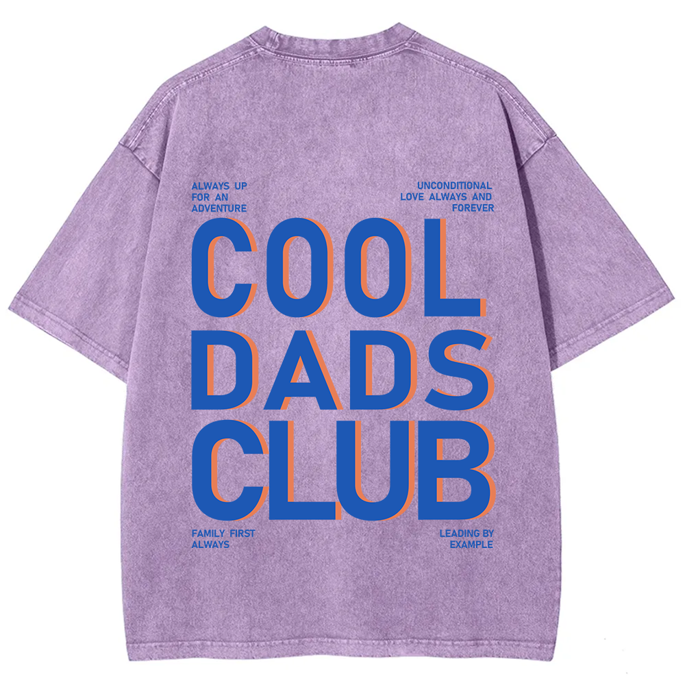 Cool Dads Club Unisex Fit Washed T-Shirt