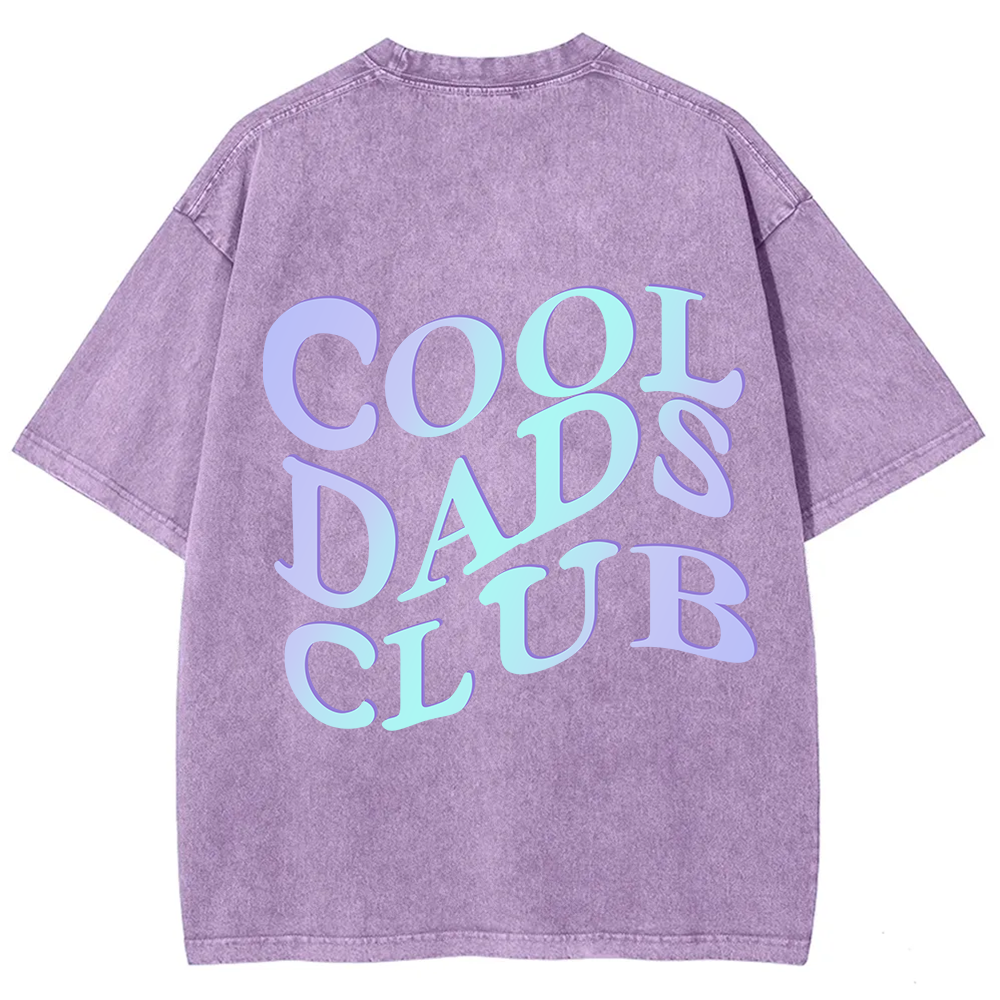 Cool Dads Club Snowflake Vintage Cotton T-Shirt