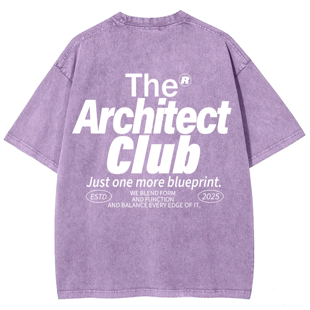 The Architect Club Unisex Fit Washed T-Shirt