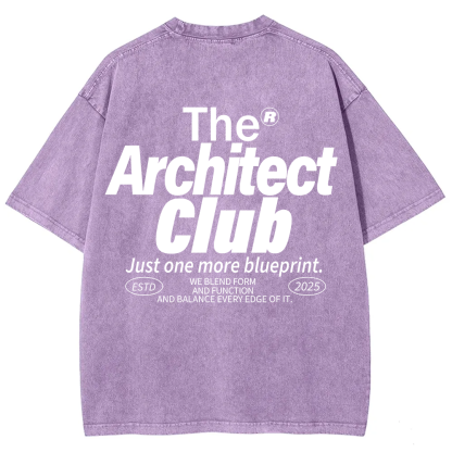 The Architect Club Unisex Fit Washed T-Shirt