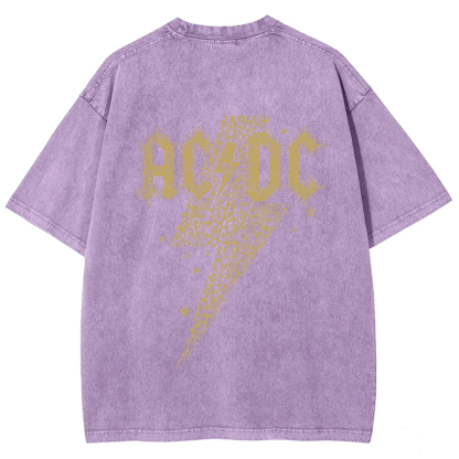 Unisex Vintage Washed ACDC t-Shirt