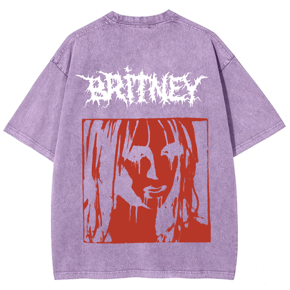 Britney Singer Washed t-Shirt