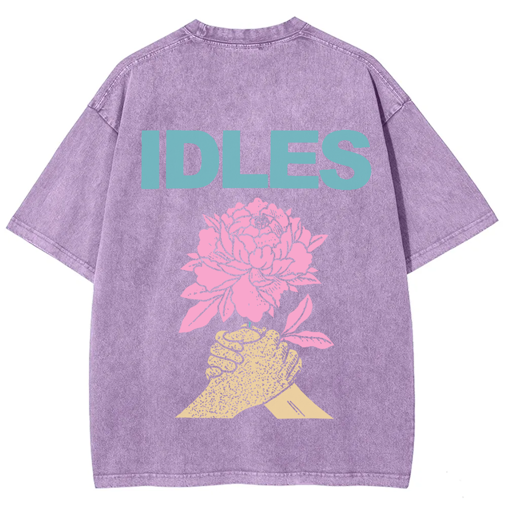  Idles Band Vintage Washed  t-Shirt