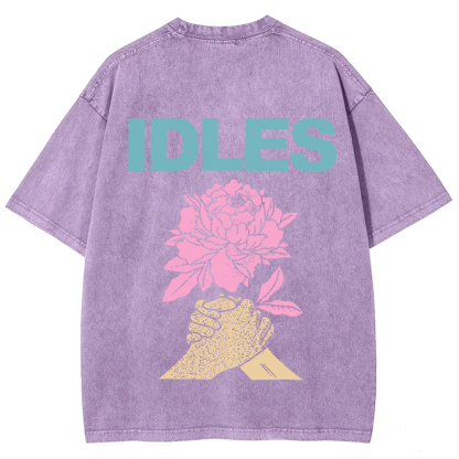 Idles Band Vintage Washed  t-Shirt