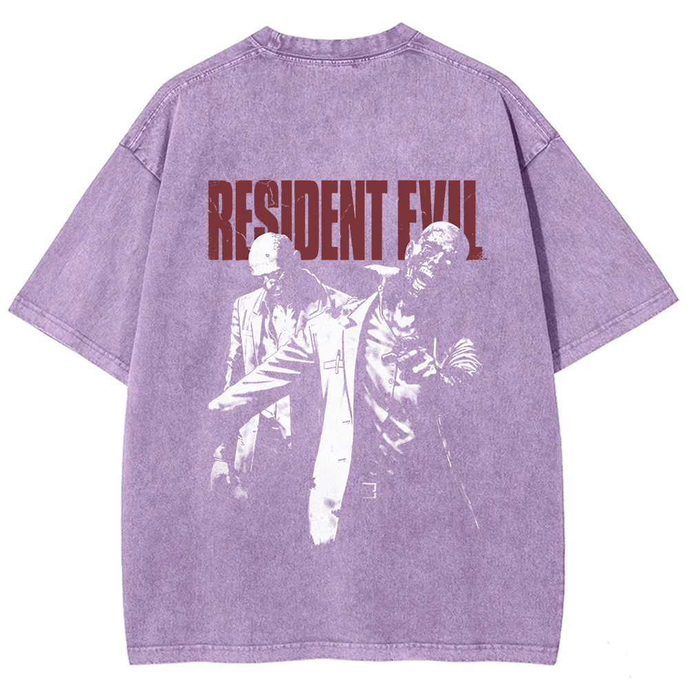 Unisex Vintage Washed Resident Evil Two Zeds t-Shirt