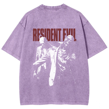 Unisex Vintage Washed Resident Evil Two Zeds t-Shirt