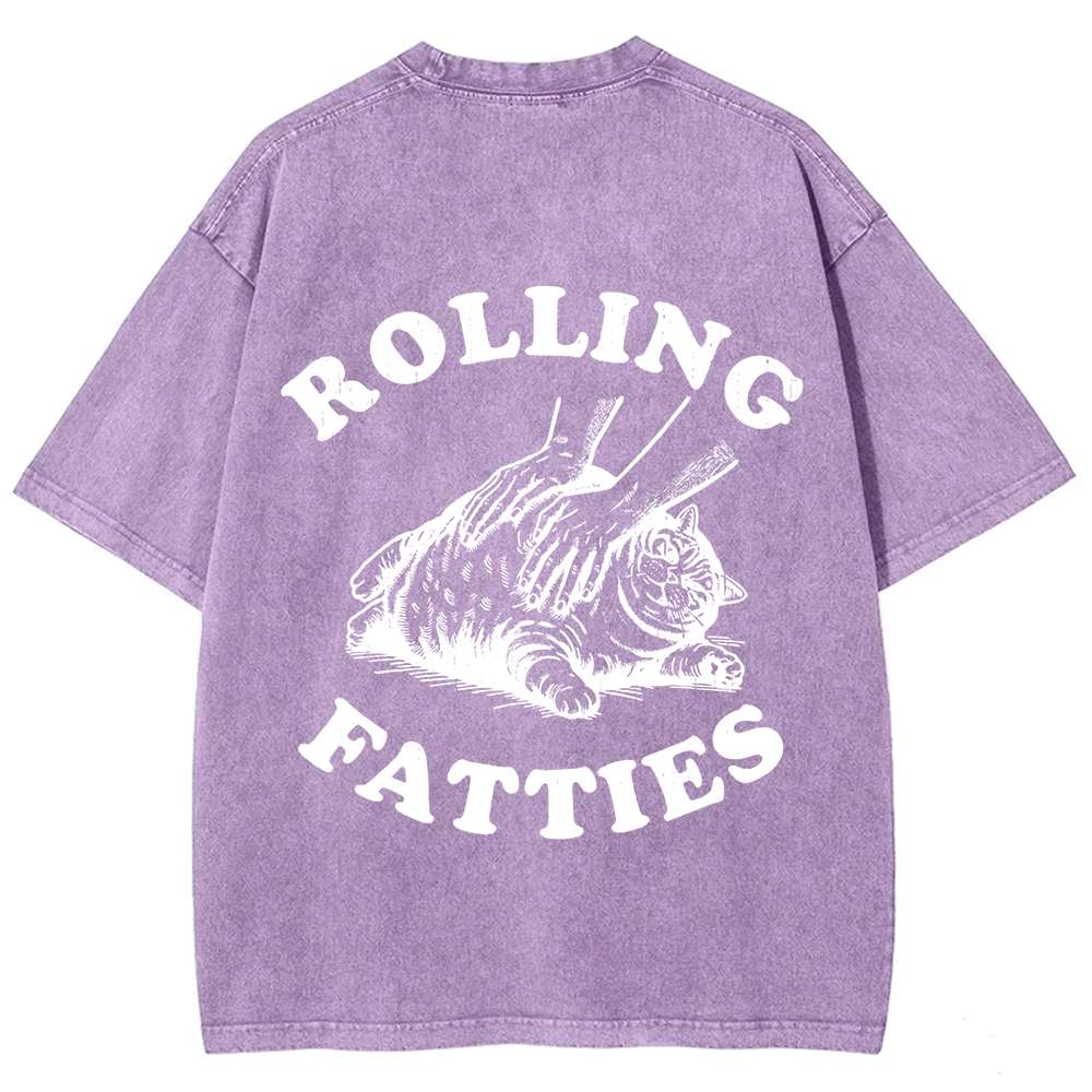 Unisex Rolling Fatties Print Classic t-Shirt