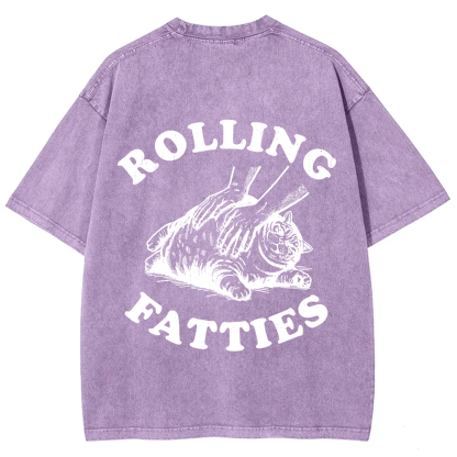 Unisex Rolling Fatties Print Classic t-Shirt