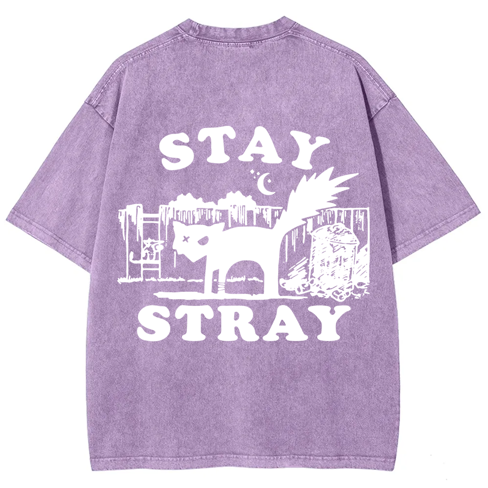 Stray Cat Funny Retro Graphic Unisex Classic t-Shirt