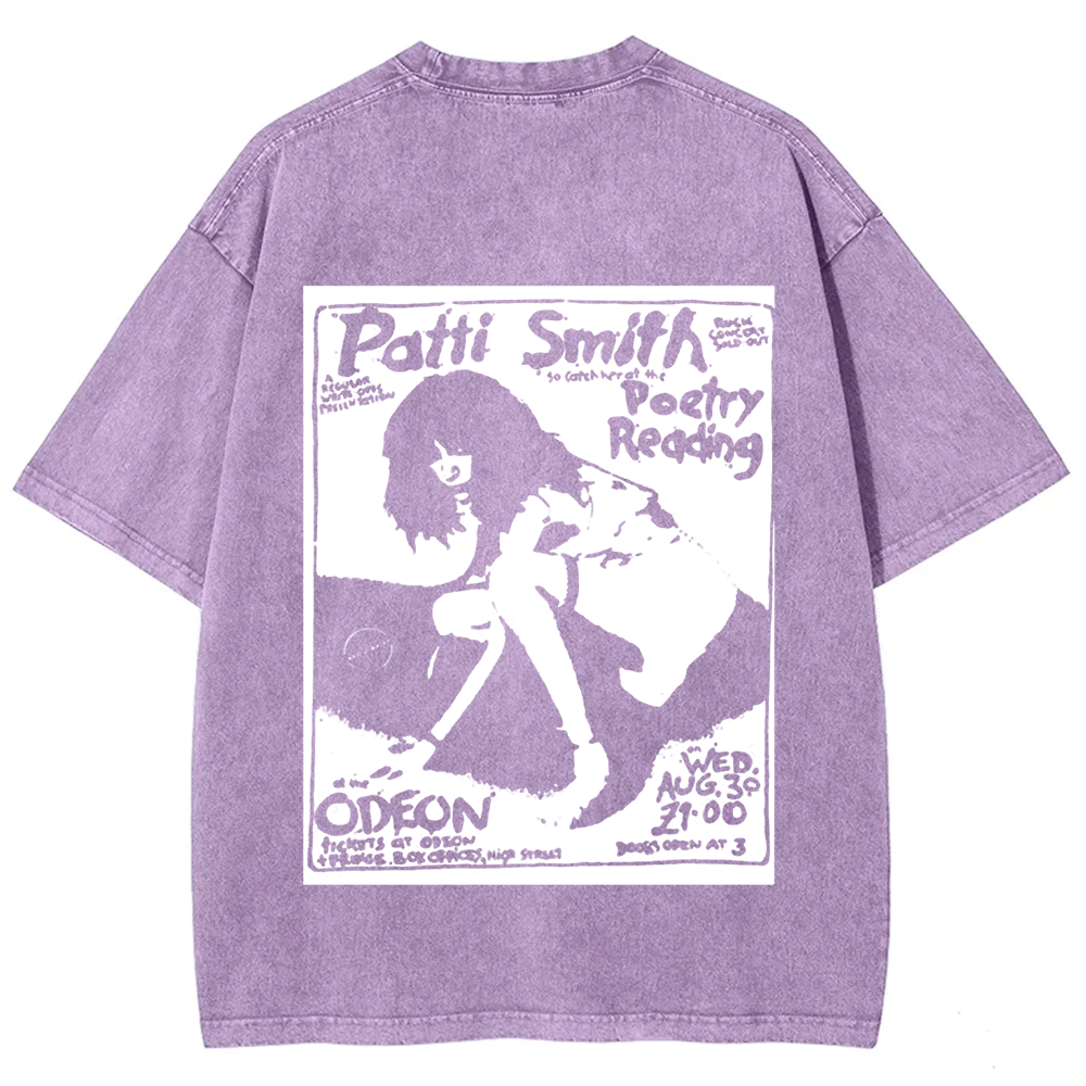 Patti Smith Celebrities Washed t-Shirt