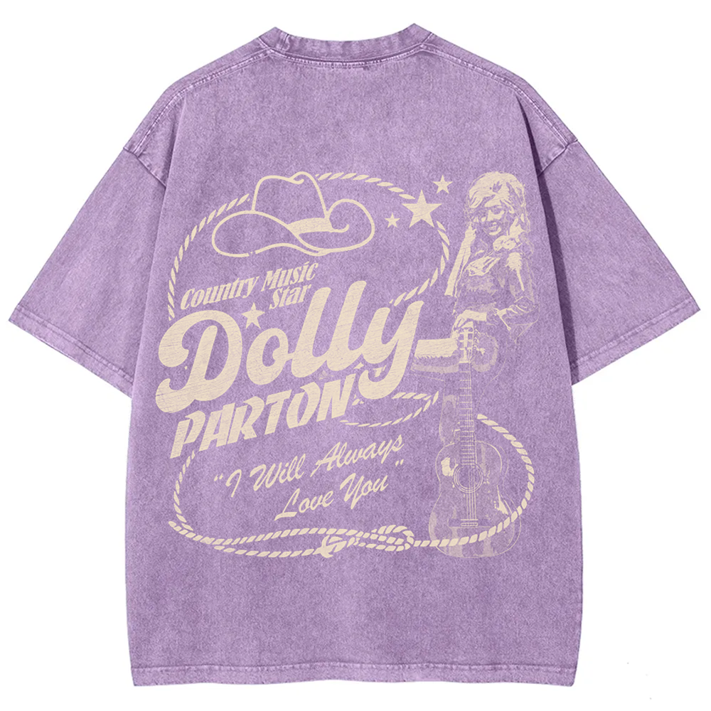 Dolly Parton Singer Washed t-Shirt