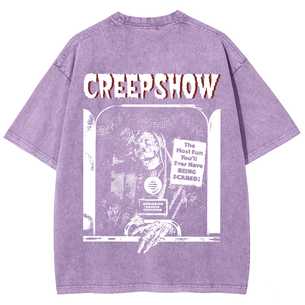Unisex Washed  Creepshow Horror Movie t-Shirt
