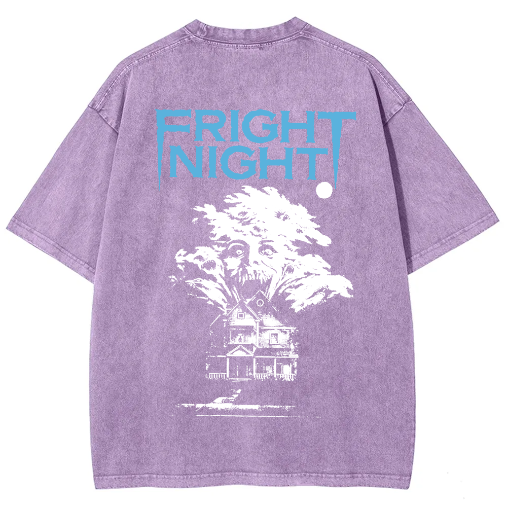 Unisex Vintage Washed Fright Night t-Shirt