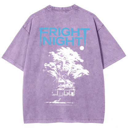 Unisex Vintage Washed Fright Night t-Shirt