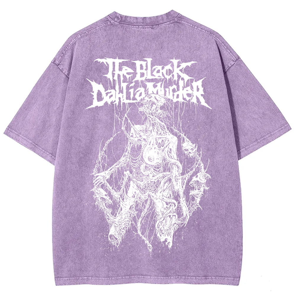 Unisex Vintage The Black Dahila Zombie t-Shirt