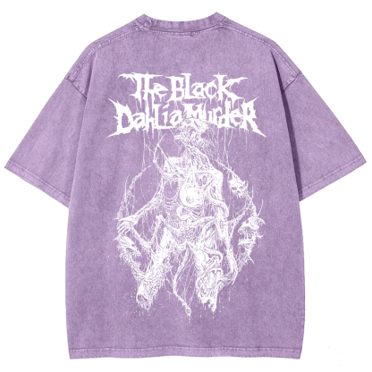 Unisex Vintage The Black Dahila Zombie t-Shirt