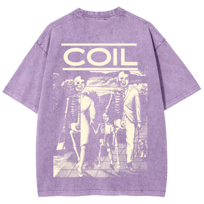 Unisex Washed Coil Band t-Shirt