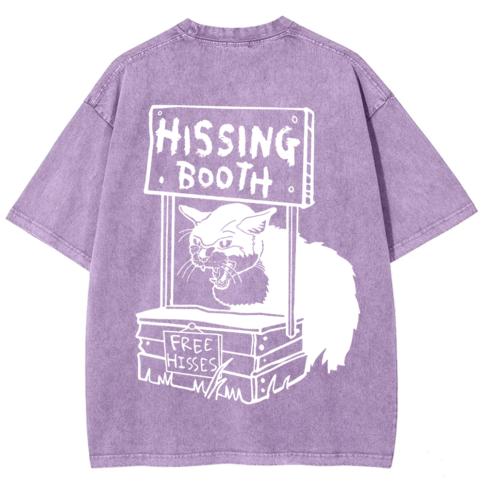 Unisex Cat pattern print t-Shirt