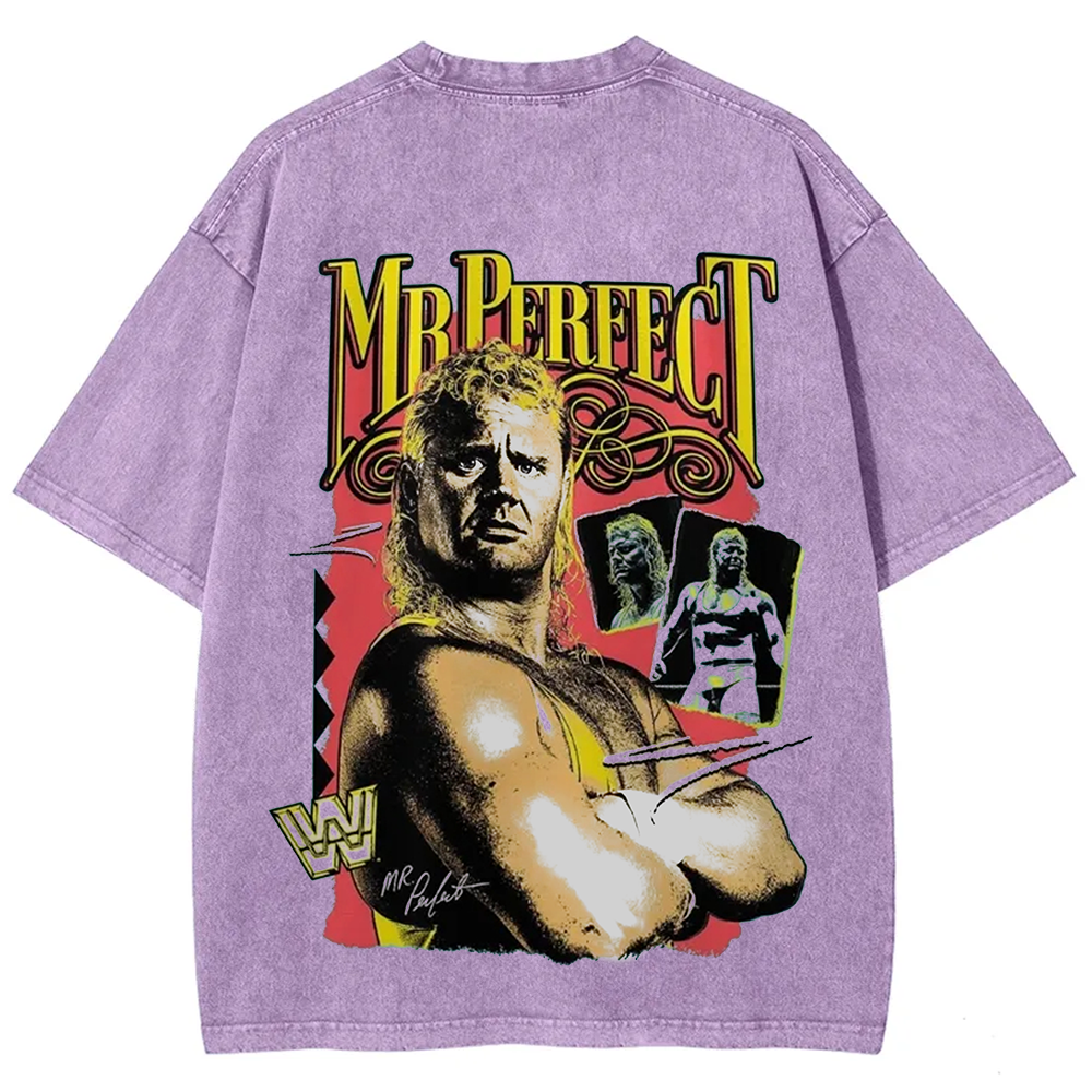 WWE Mr. Perfect Wrestling Casual Printed t-Shirt