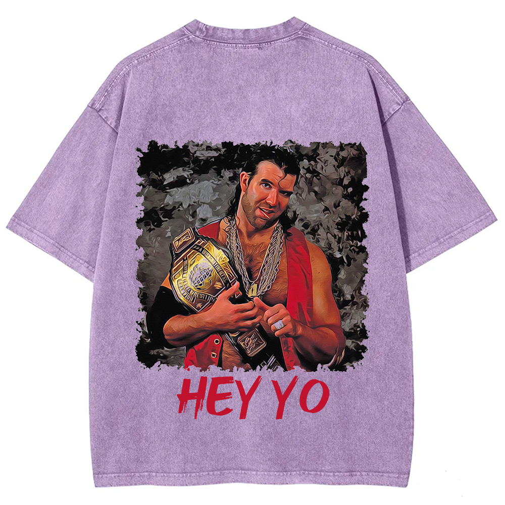 WWE Razor Ramon-Scott Hall HEY YO Casual Printed t-Shirt