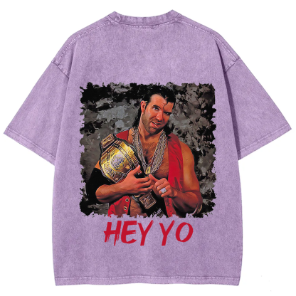 WWE Razor Ramon-Scott Hall HEY YO Casual Printed t-Shirt