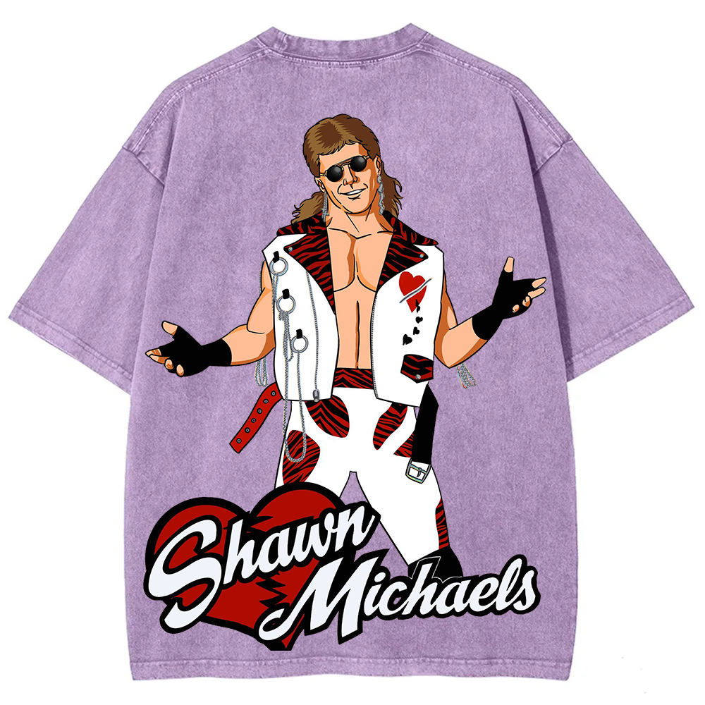 WWE Shawn Michaels Casual Printed t-Shirt