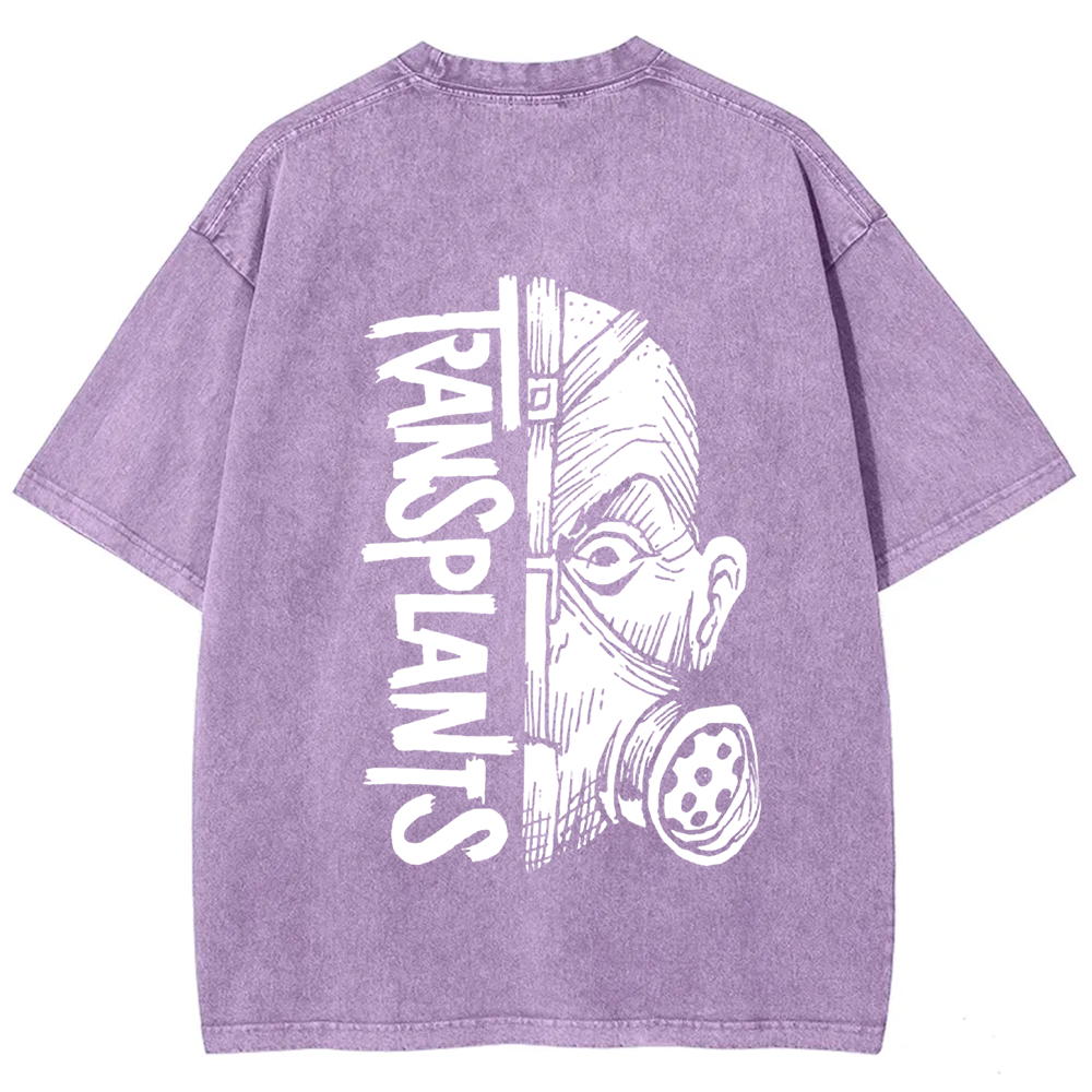 Unisex Vintage Washed Transplants Band t-Shirt
