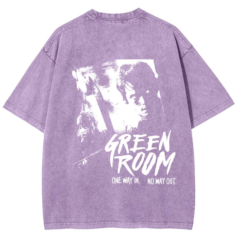 Unisex Vintage Washed  Green room horror movie 2015 t-Shirt