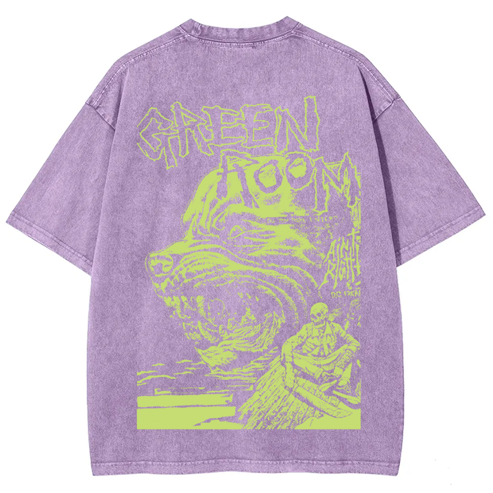 Unisex Vintage Washed  Green room horror movie 2015 t-Shirt