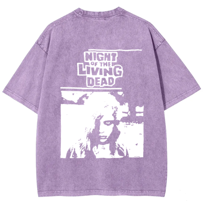 Unisex Vintage  Night of the living dead 1990 horror movie t-Shirt