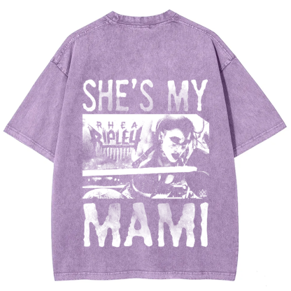 Unisex Vintage WWE Rhea Ripley "she is my mami " t-Shirt