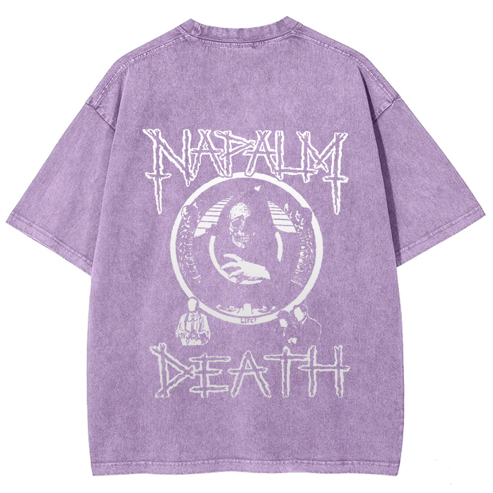 Unisex Vintage  Napalm Death Ban  t-Shirt