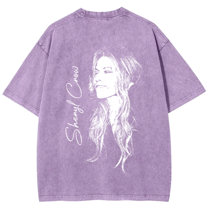 Unisex Vintage  Sheryl Crow Singer t-Shirt
