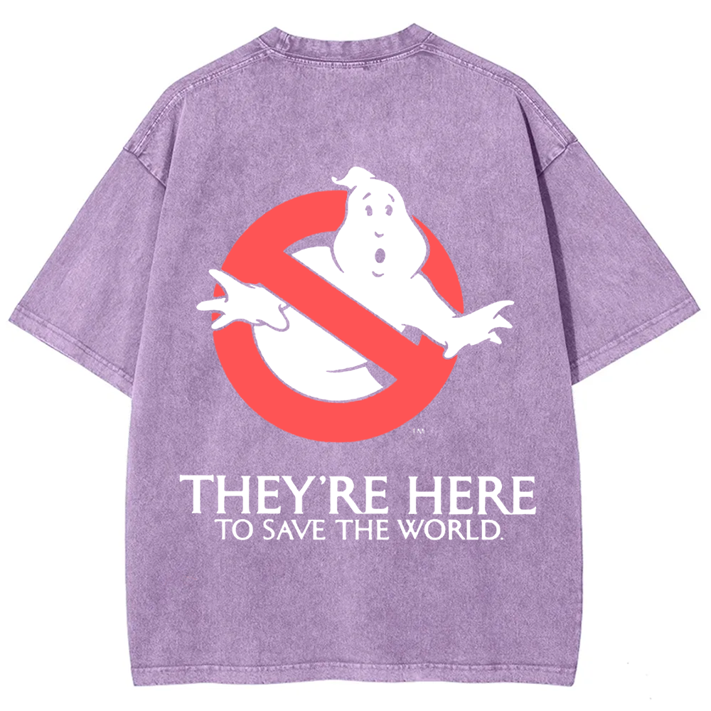 Unisex Vintage  Ghostbusters Horror Movie  t-Shirt