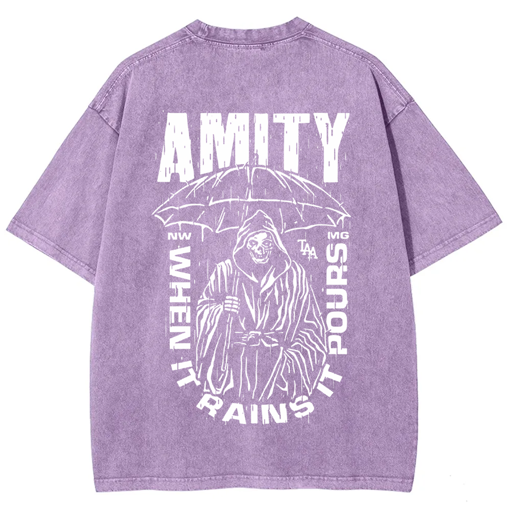 Unisex Vintage The Amity Affliction Band  t-Shirt