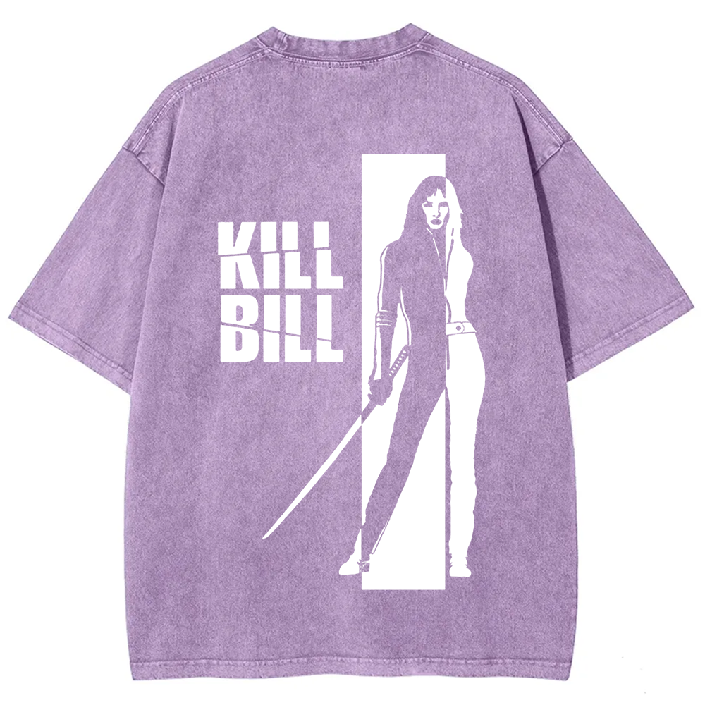 Unisex Vintage  Kill Bill Horror Movie t-Shirt