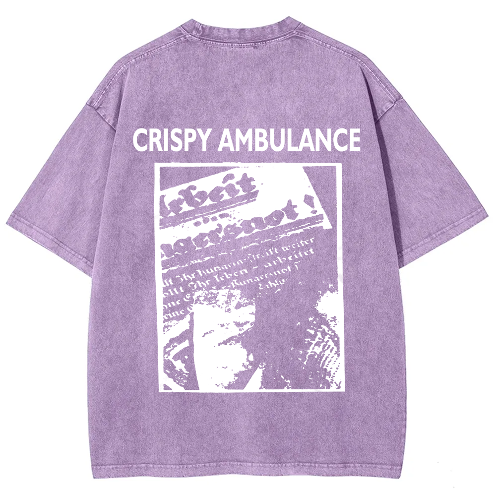 Unisex Vintage Crispy Ambulance Band t-Shirt