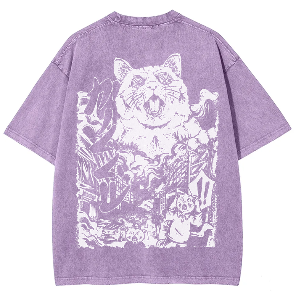 Unisex Vintage Monster Cat t-Shirt