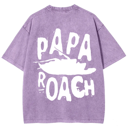 Unisex Vintage Papa Roach Rock Band t-Shirt