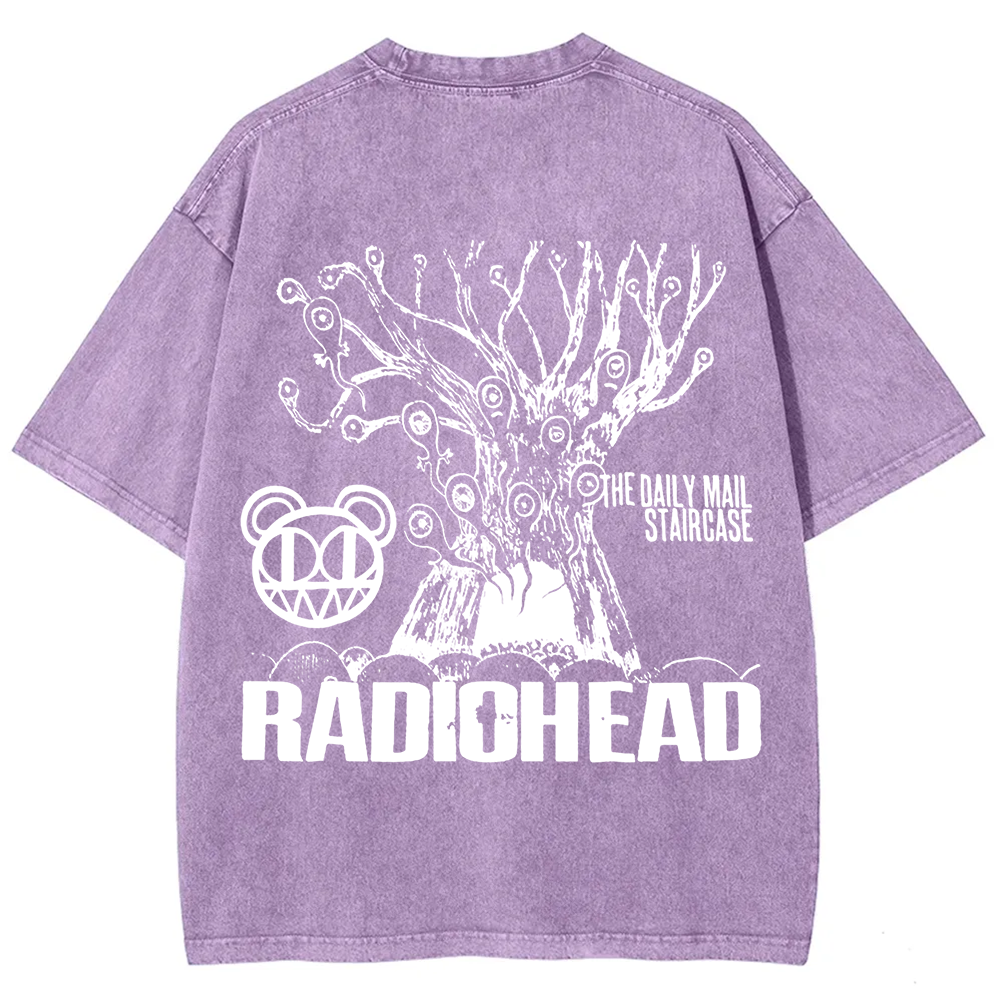 Unisex Vintage  Radiohead Band t-Shirt