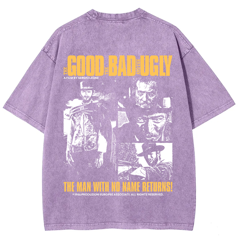 Unisex Vintage  The good, the bad and the ugly movie t-Shirt