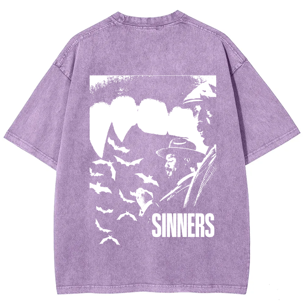 Unisex Vintage Sinners 2025 Horror Movie t-Shirt