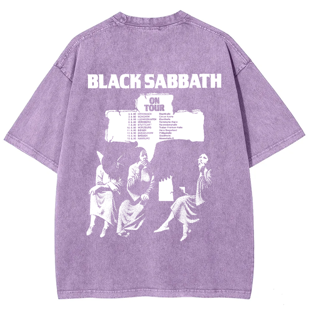 Unisex Vintage  Black Sabbath Band t-Shirt