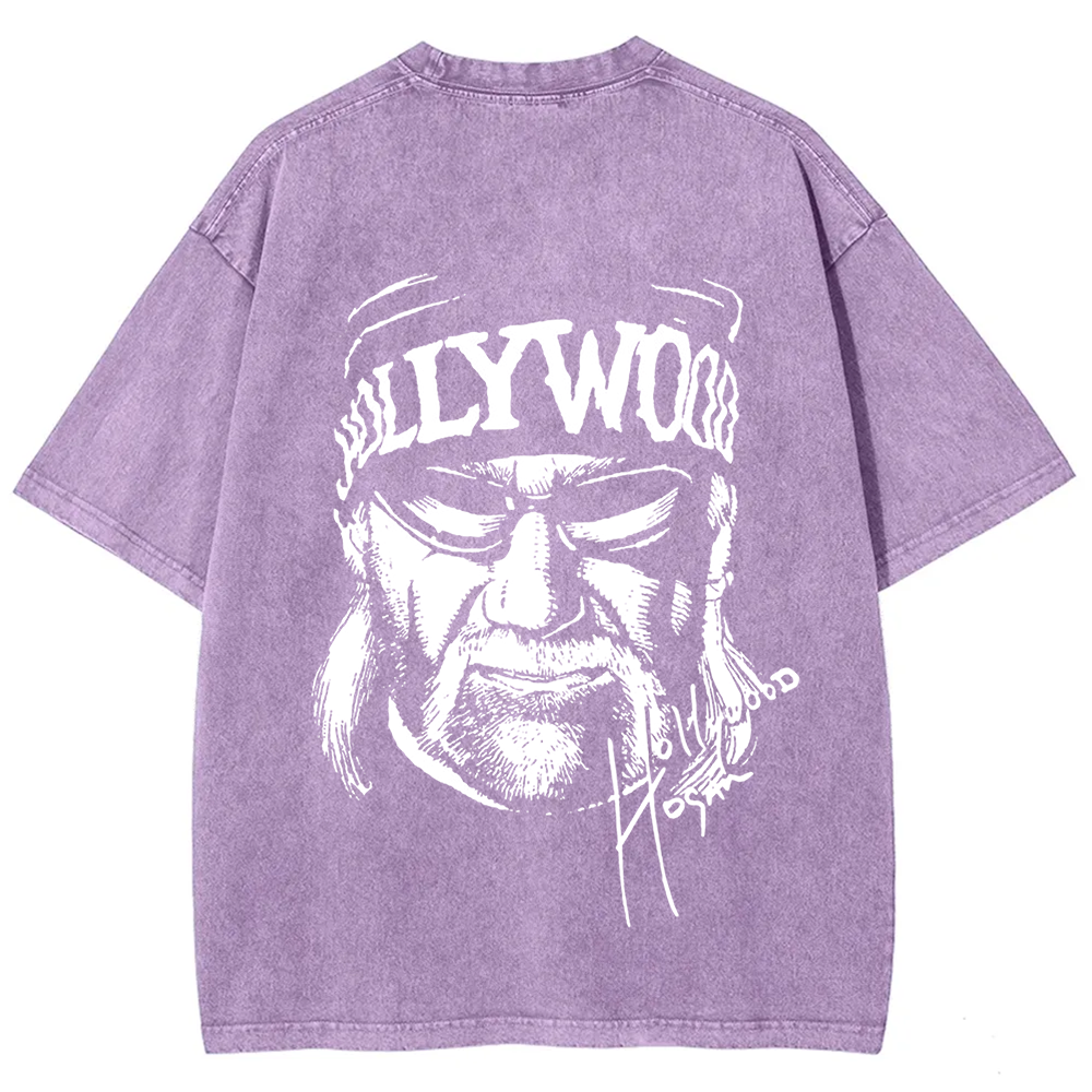 Unisex Vintage  Wrestling WCW Hollywood Hulk Hogan  t-Shirt