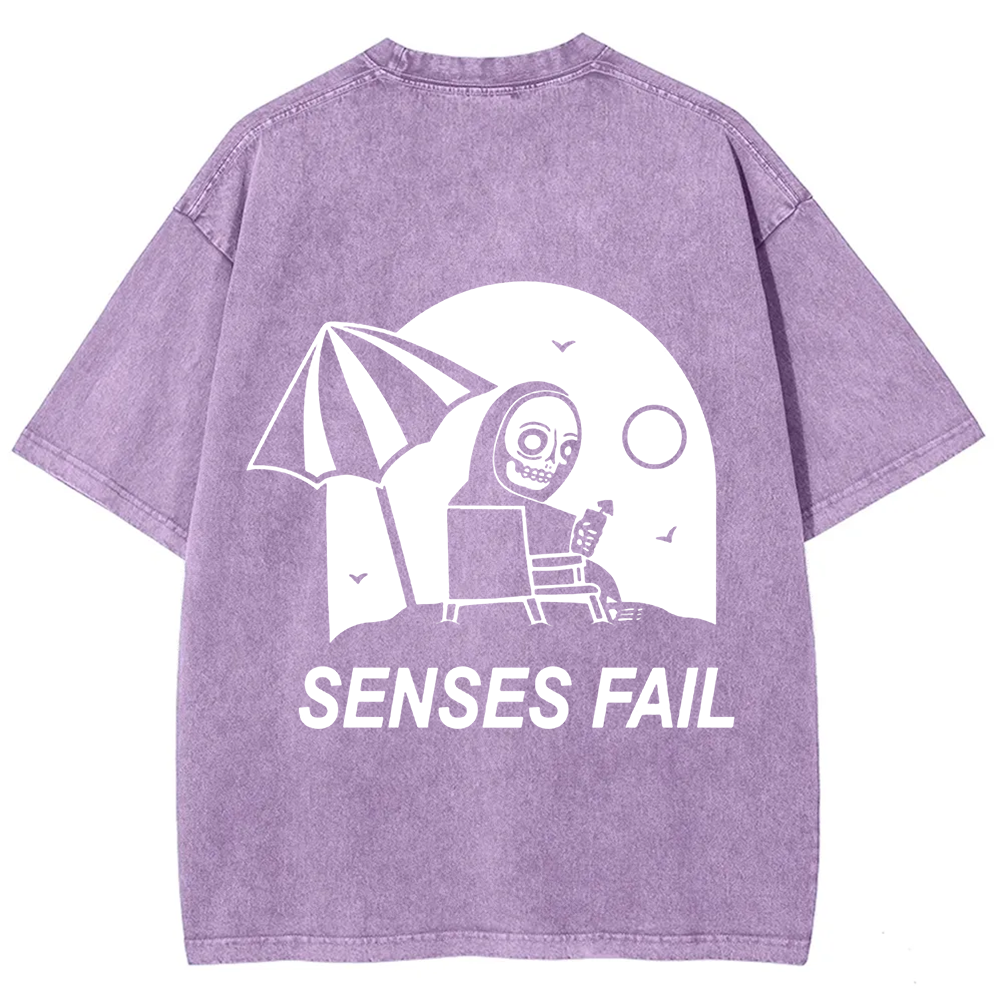 Unisex Vintage Senses Fail Band  t-Shirt