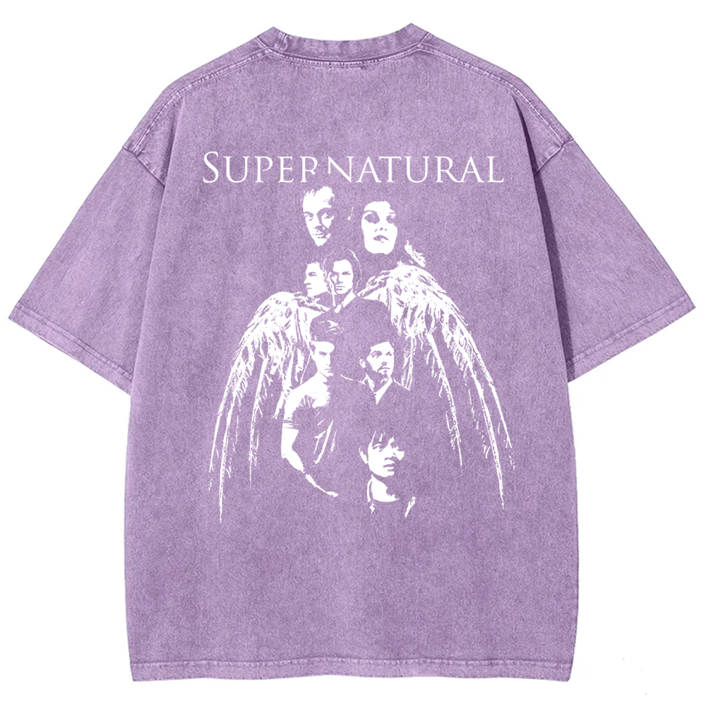 Unisex Vintage Supernatural TV Series t-Shirt